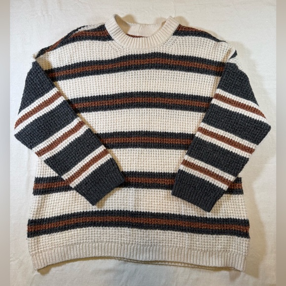American Eagle Outfitters Sweaters - American Eagle Waffle Knit Women’s Striped Sweater